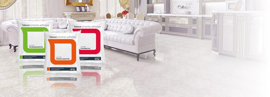 Productos cemento adhesivo Faboce